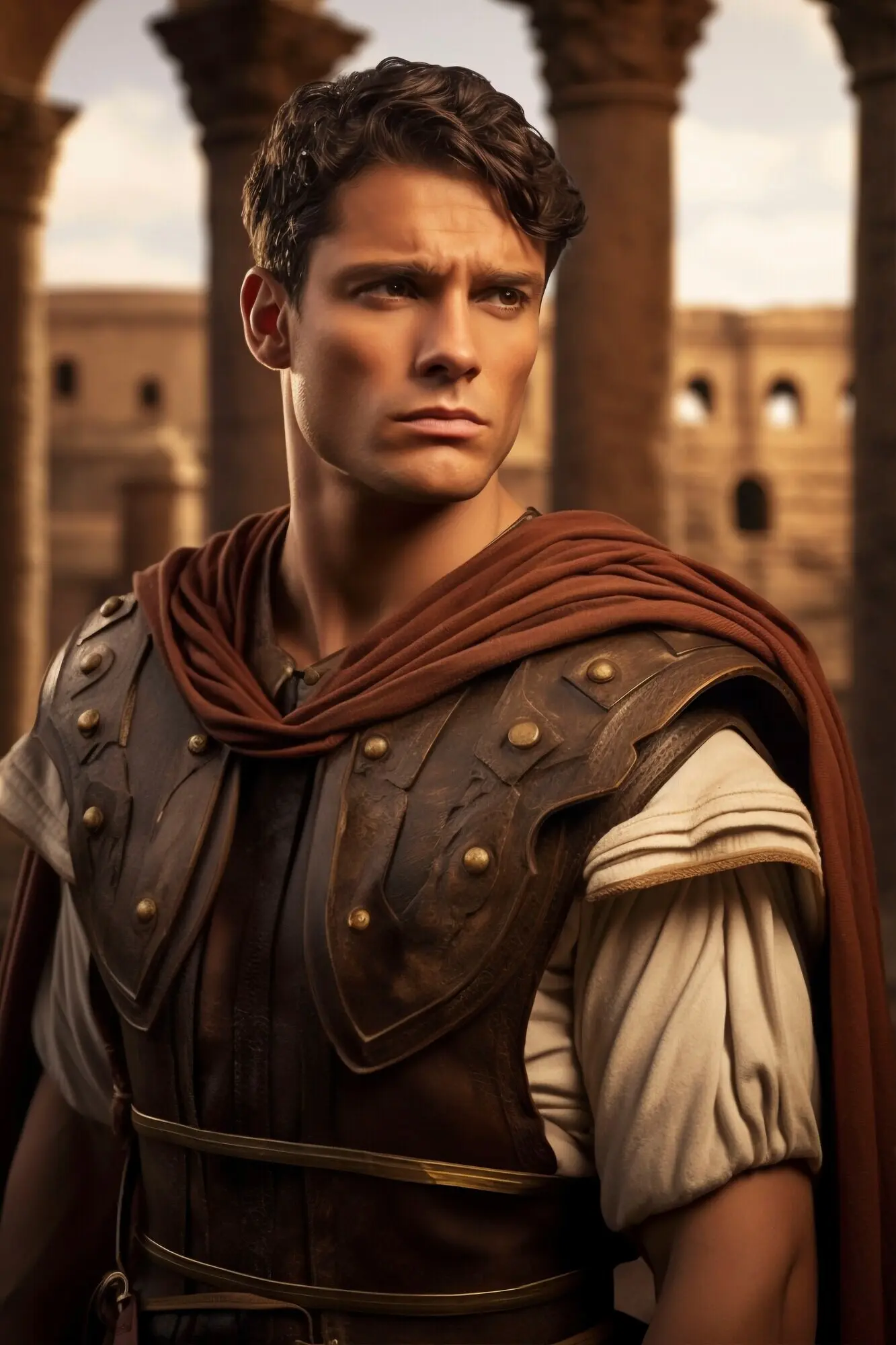 Bildnis eines antiken römischen Mannes